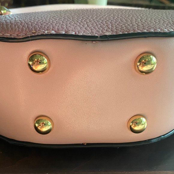 Isabelle Vegan Leather Canteen Purse Handbag, Blush, NWT - Picture 4 of 5